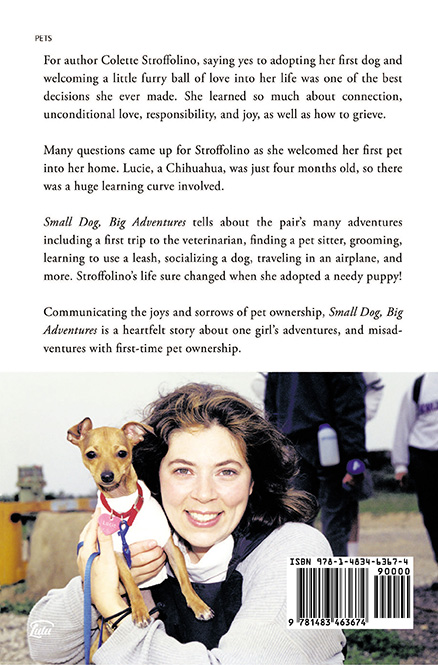 Small Dog, Big Adventures - Book - Back Cover