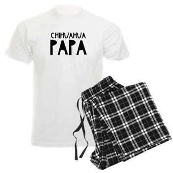 Chihuahua Papa Mens Pajamas